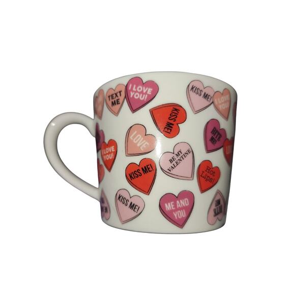 COOKSMART England Valentine Conversation Hearts MUG FINE CHINA 787316 - Picture 2 of 4